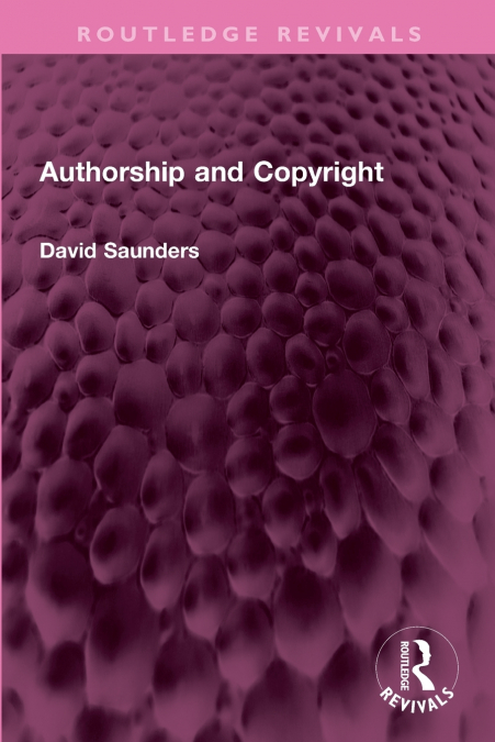 Authorship and Copyright