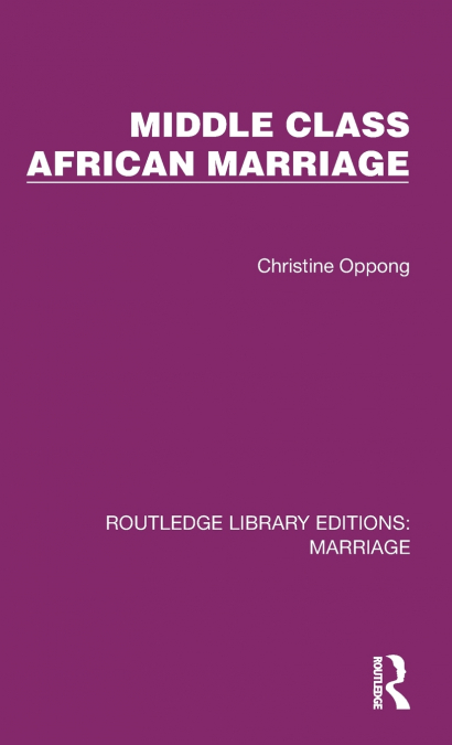 Middle Class African Marriage
