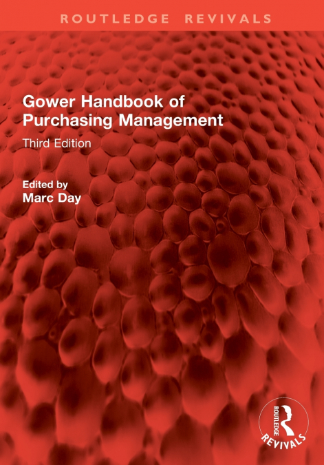 Gower Handbook of Purchasing Management