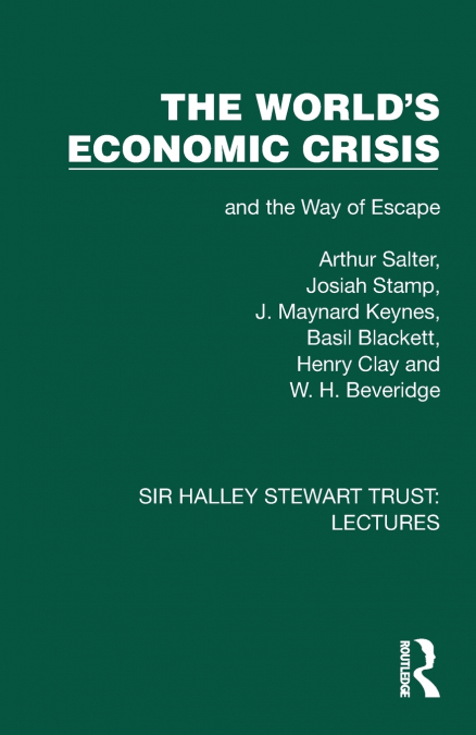 The World’s Economic Crisis