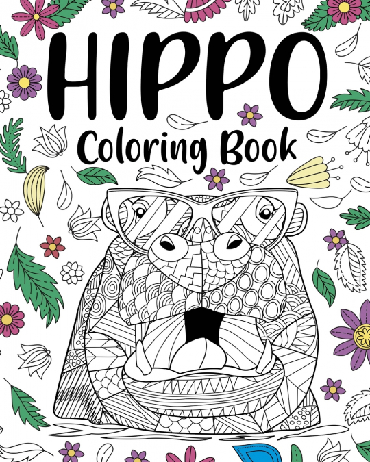 Hippo Coloring Book