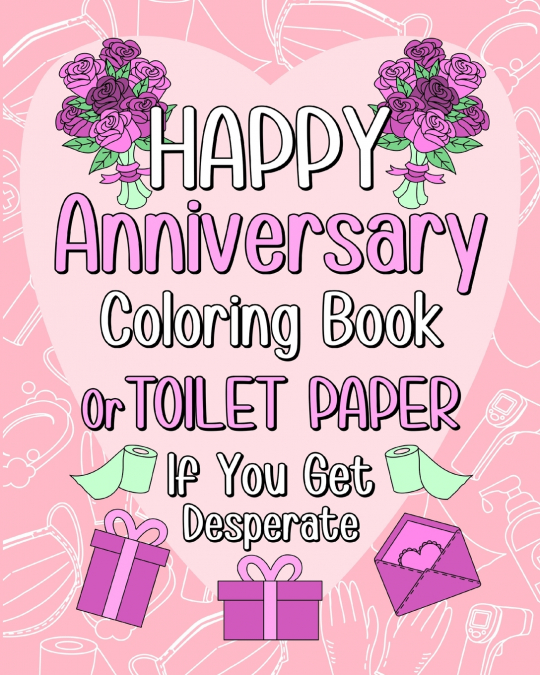 Happy Anniversary Coloring Book