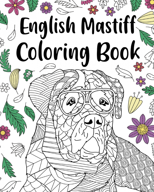 English Mastiff Coloring Book