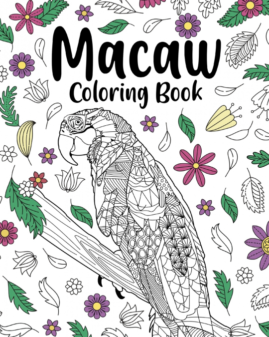 Macaw Coloring Book