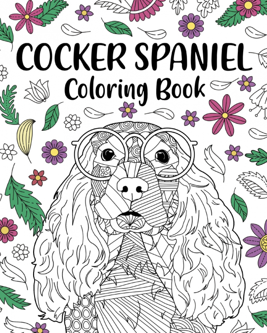 Cocker Spaniel Coloring Book