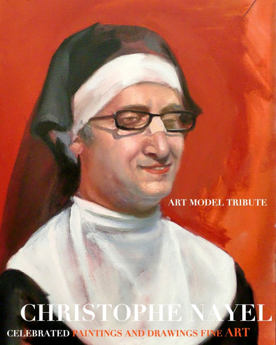 Christophe Nayel  Tribute Art Model Paintings and drawings gallery seal limited edition