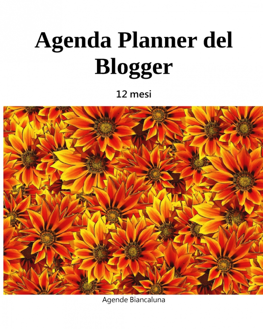 Agenda Planner del Blogger