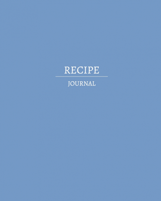 Recipe Journal