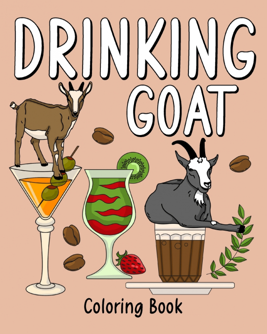 Drinking Goat Coloring Book