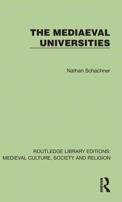 The Mediaeval Universities