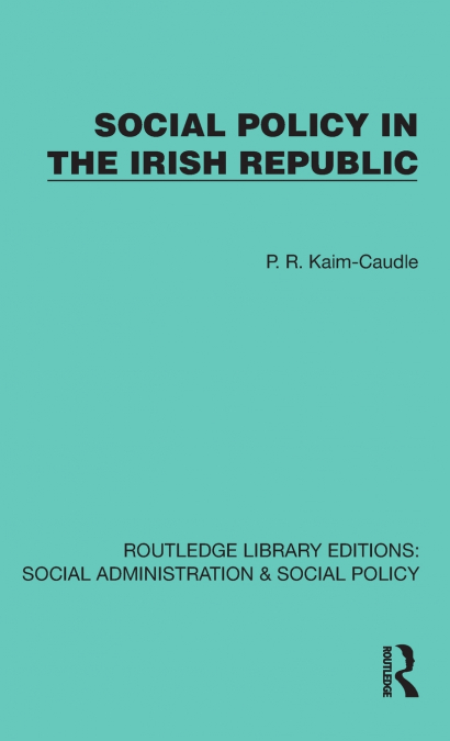 Social Policy in the Irish Republic