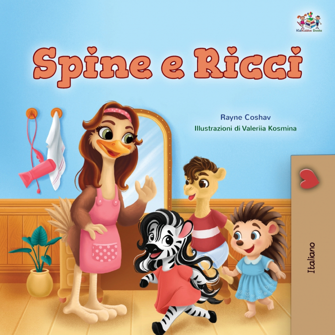Spikes and Curls (Italian Kids Book)