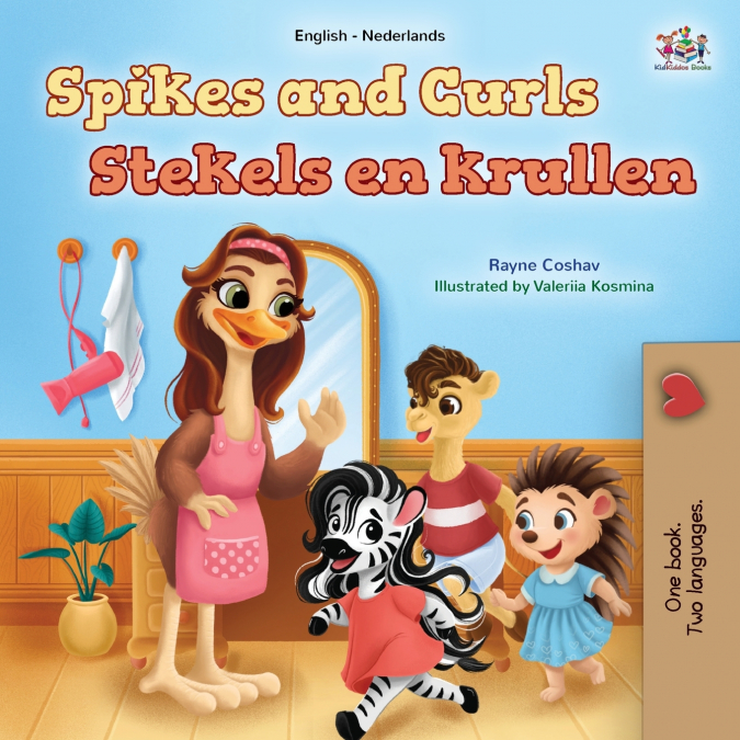 Spikes and Curls (English Dutch Bilingual Kids Book)