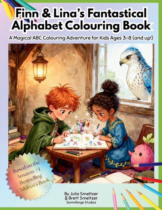 Finn & Lina’s Fantastical Alphabet Colouring Book