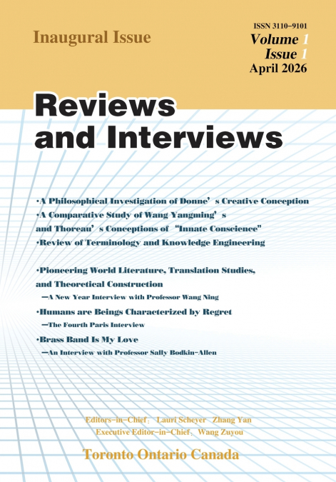 Reviews and Interviews (Inaugural Issue)
