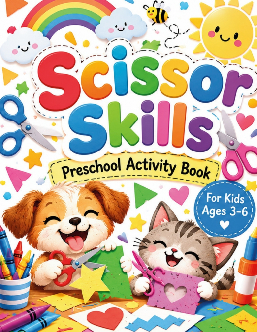 Scissor Skills Preschool Activity Book