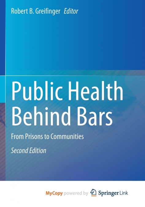 Public Health Behind Bars