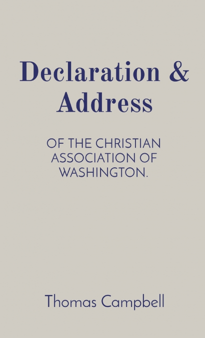 Declaration & Address