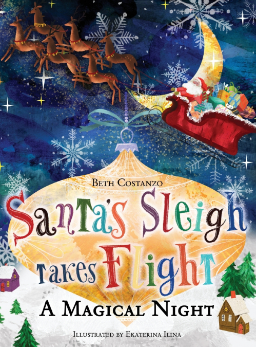 Santa’s Sleigh Takes Flight! A Magical Night.