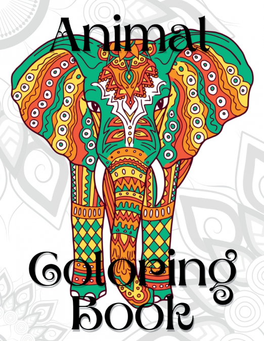 Animal Mandala Coloring Book