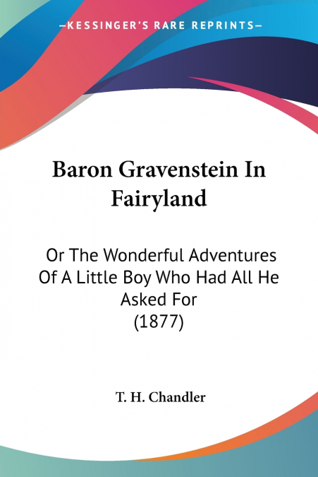 Baron Gravenstein In Fairyland