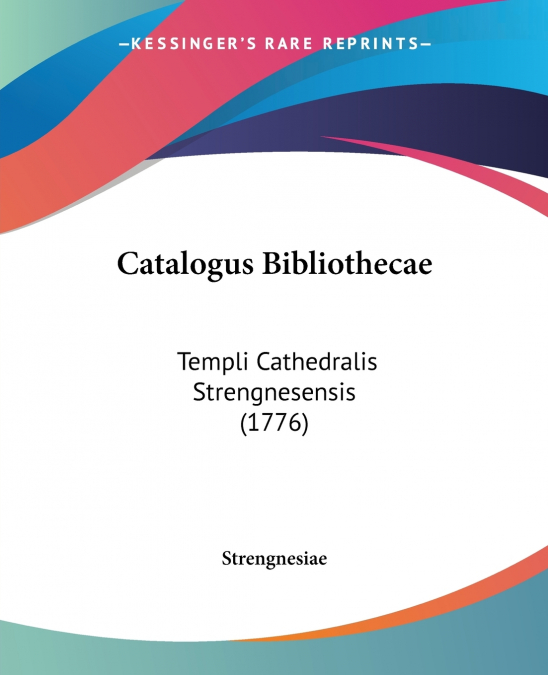 Catalogus Bibliothecae