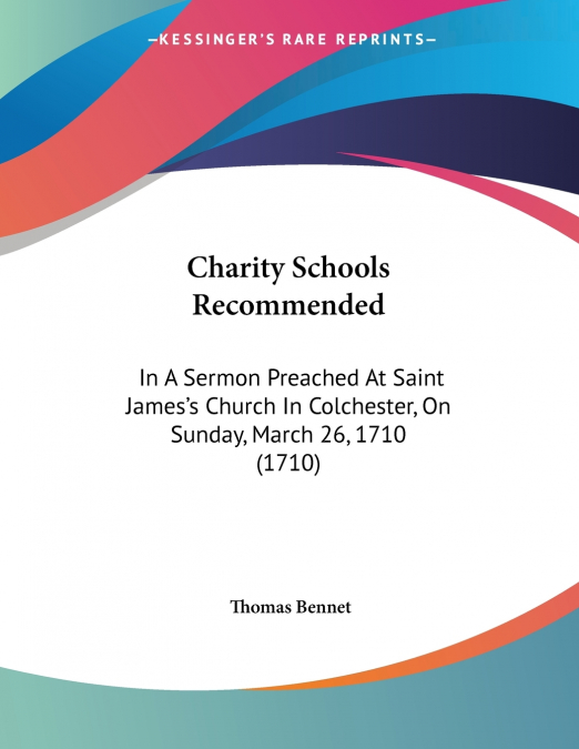 Charity Schools Recommended