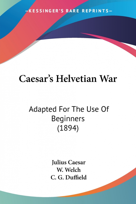 Caesar’s Helvetian War