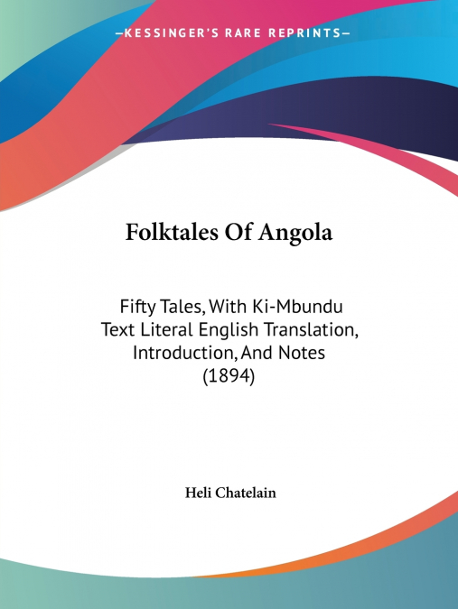 Folktales Of Angola