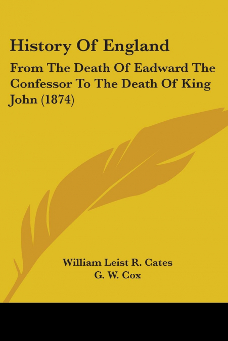 History Of England