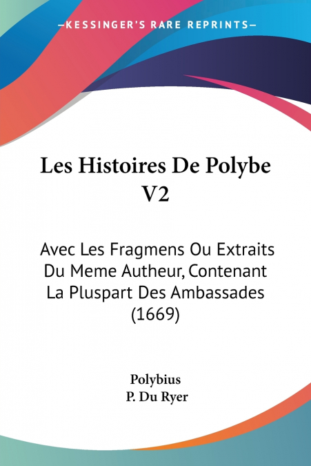 Les Histoires De Polybe V2