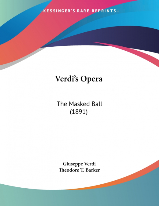 Verdi’s Opera