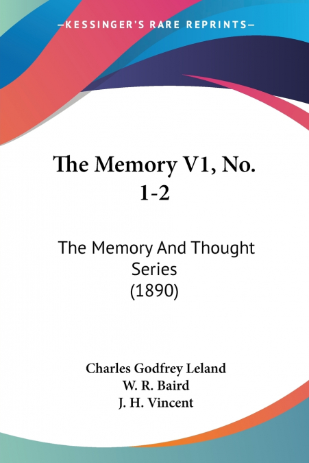 The Memory V1, No. 1-2