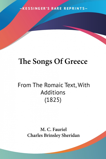 The Songs Of Greece