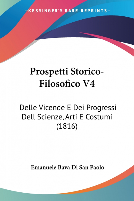Prospetti Storico-Filosofico V4