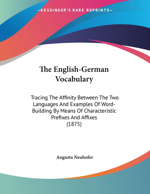 The English-German Vocabulary