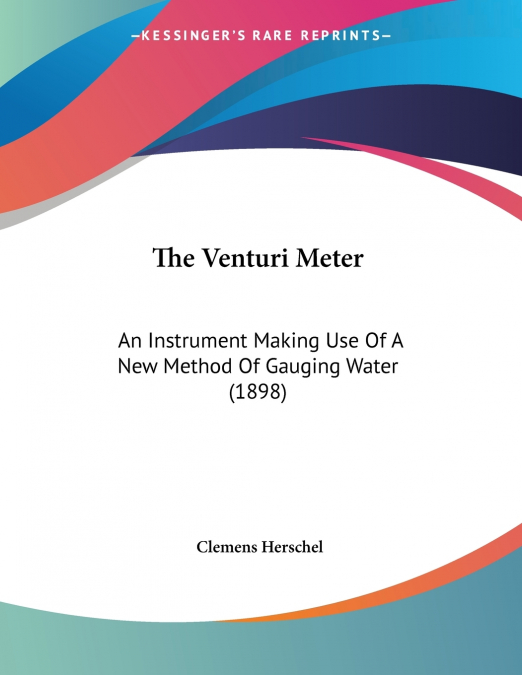 The Venturi Meter