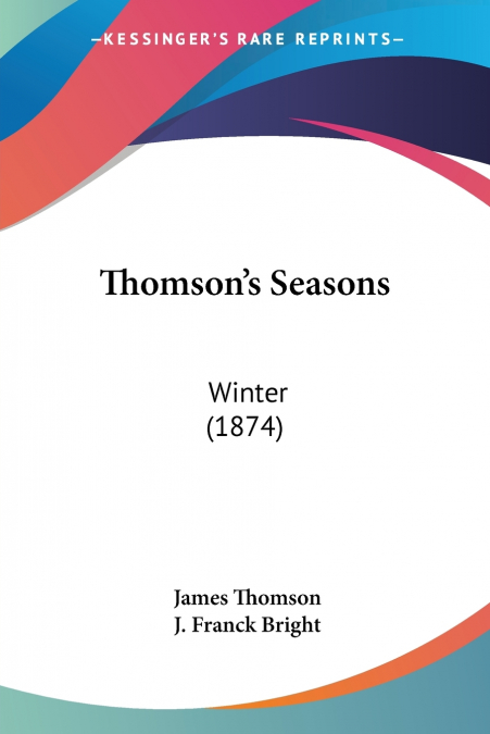 Thomson’s Seasons