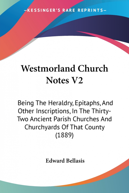 Westmorland Church Notes V2
