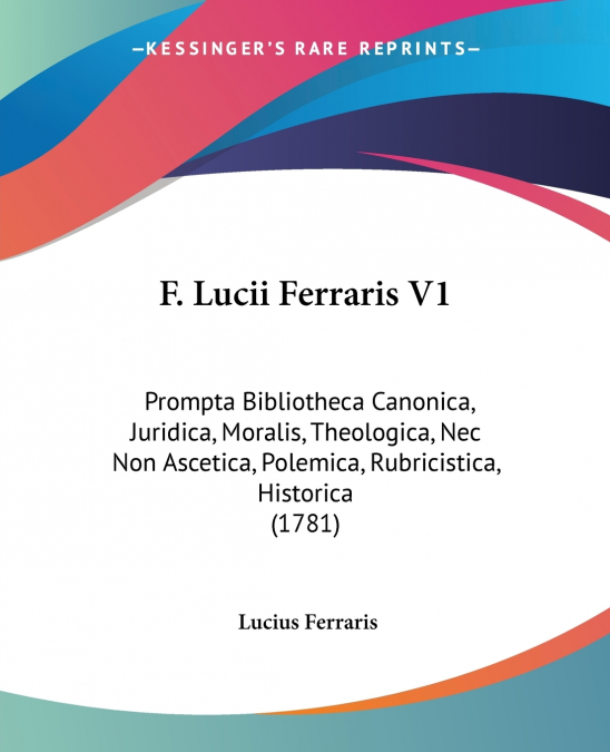 F. Lucii Ferraris V1