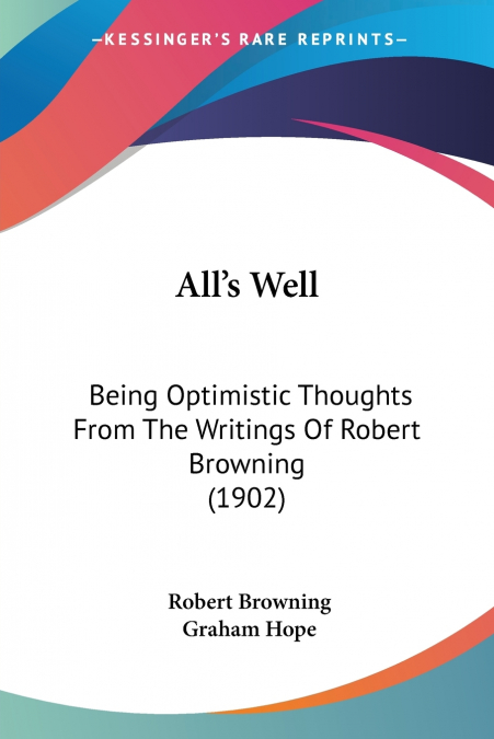 All’s Well