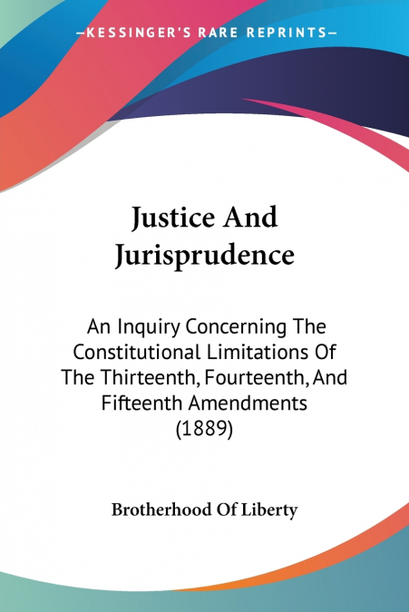 Justice And Jurisprudence