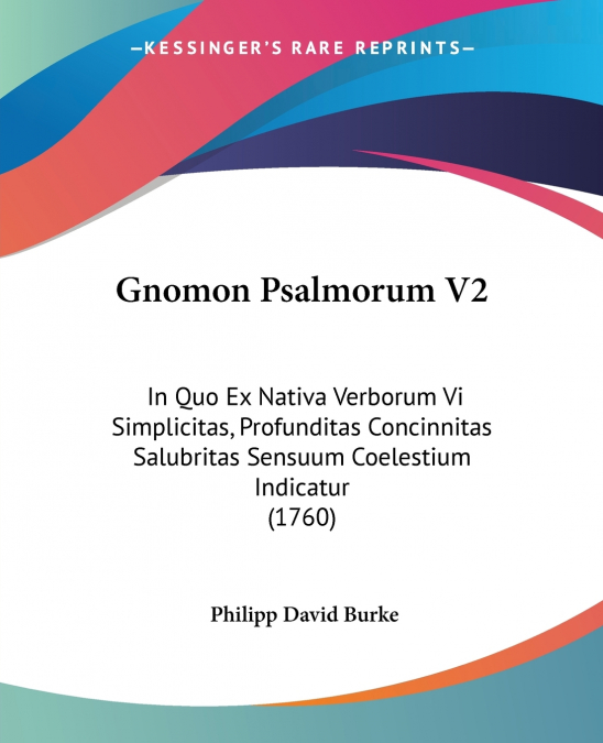 Gnomon Psalmorum V2