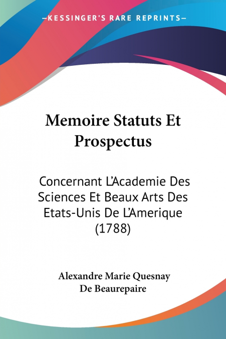 Memoire Statuts Et Prospectus