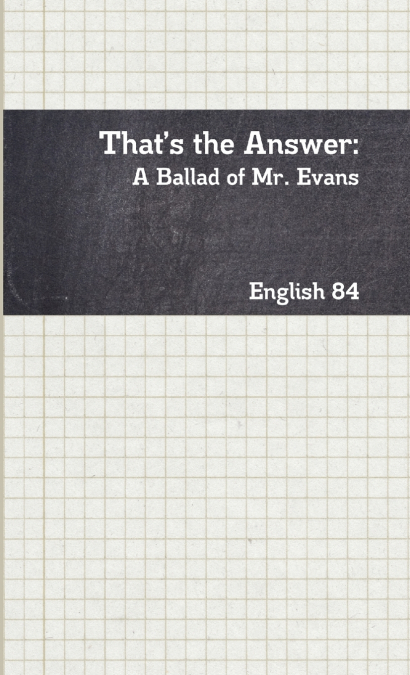 That’s the Answer