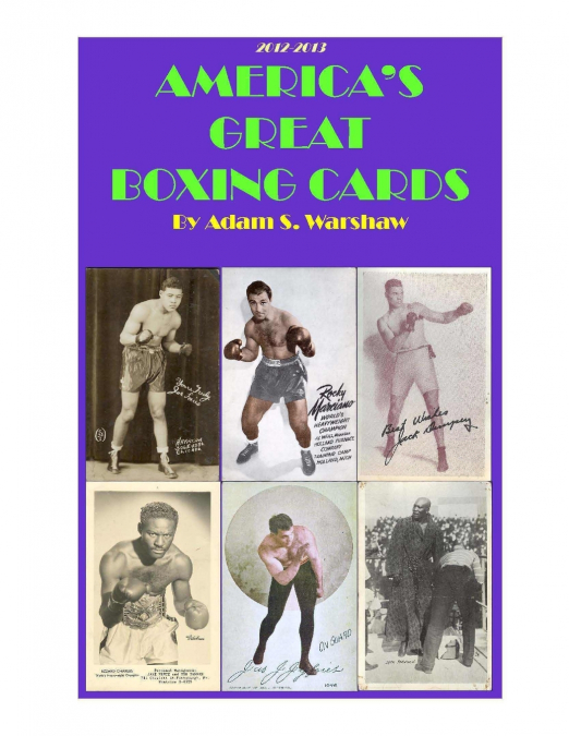 America’s Great Boxing Cards 2012-2013
