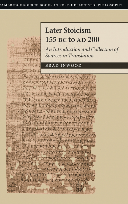 Later Stoicism 155 BC to AD 200