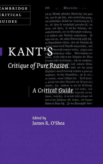Kant’s Critique of Pure Reason