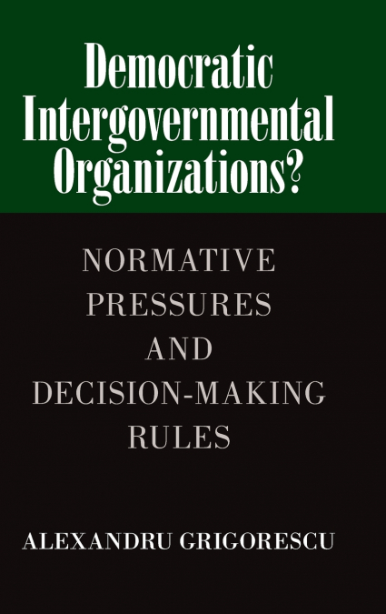Democratic Intergovernmental Organizations?
