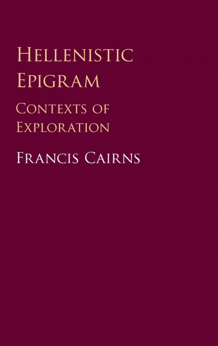 Hellenistic Epigram